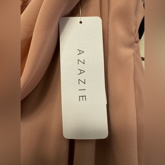 NWT Azazie Zaina Dress in Dusty Rose - Picture 9 of 10